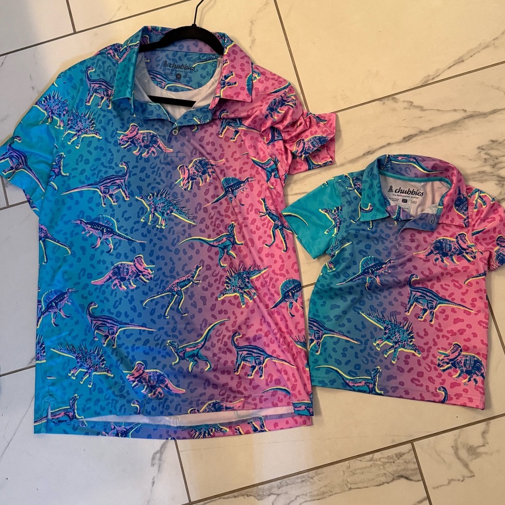 Father/son matching polos